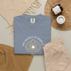 I Prae Key Graphic T-Shirt — 'My Secret Is Simple' Vintage Key Tee