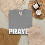 Prayer T-Shirt — Faith Arrow Graphic Tee ("Prayer: The Most Powerful Weapon")
