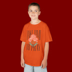 Kids Tee — "Take Time to Pray" Floral Christian Shirt