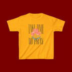 Kids Tee — "Take Time to Pray" Floral Christian Shirt