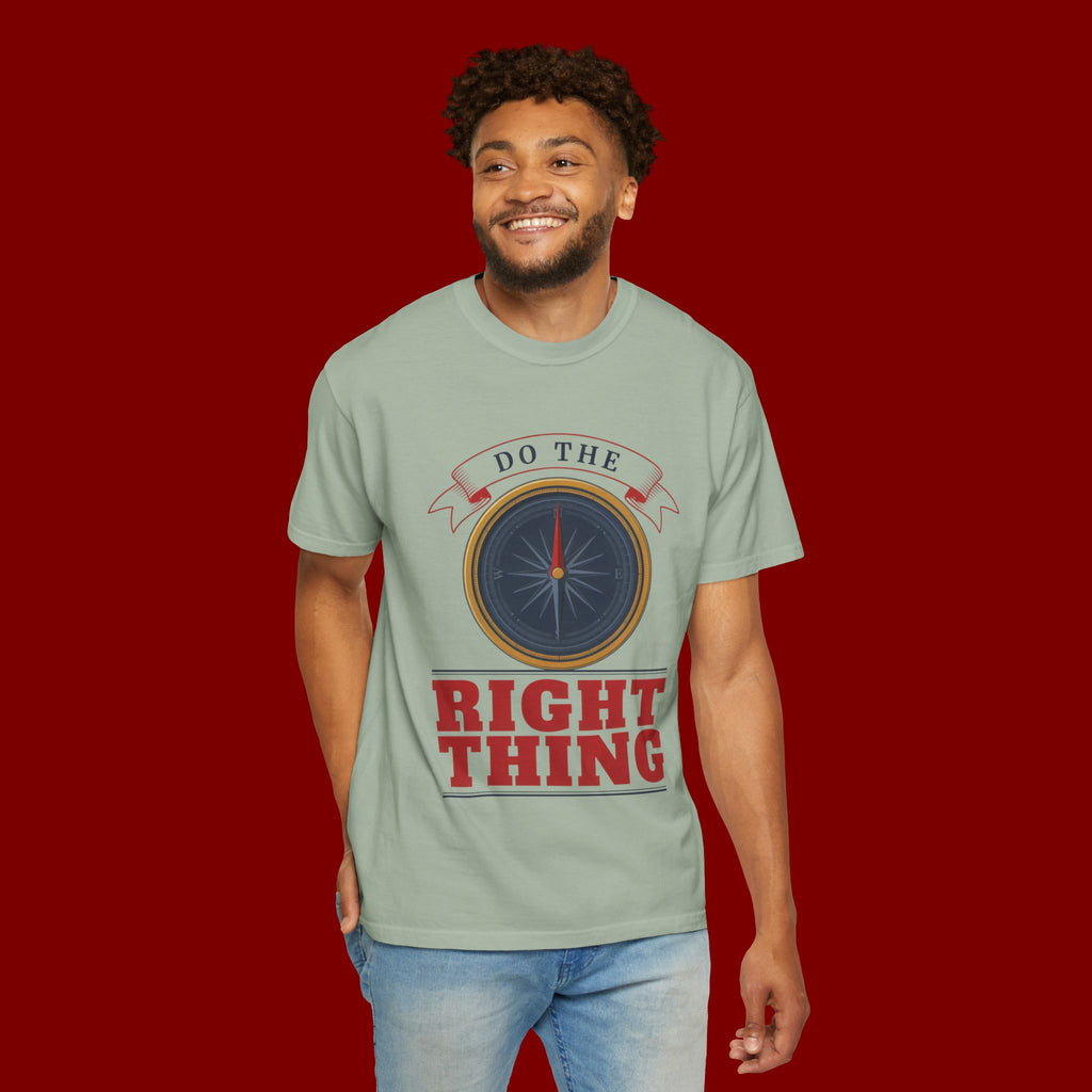 Do The Right Thing Compass T-Shirt — Motivational Graphic Tee