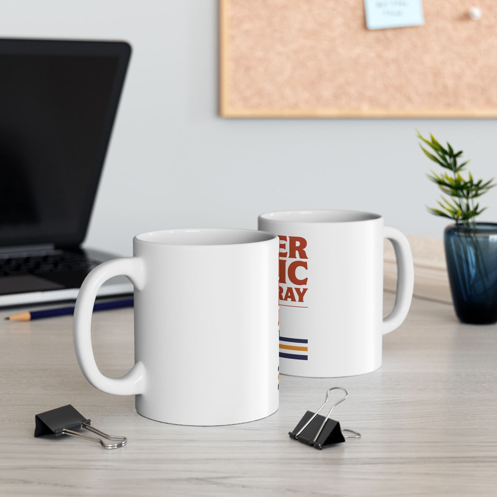 Never Panic Just Pray Ceramic Mug — Inspirational Christian Coffee Cup (11oz or 15oz)