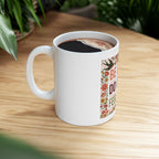 Be Good Do Good Feel Good Ceramic Mug — Motivational Floral Coffee Cup (11oz/15oz)