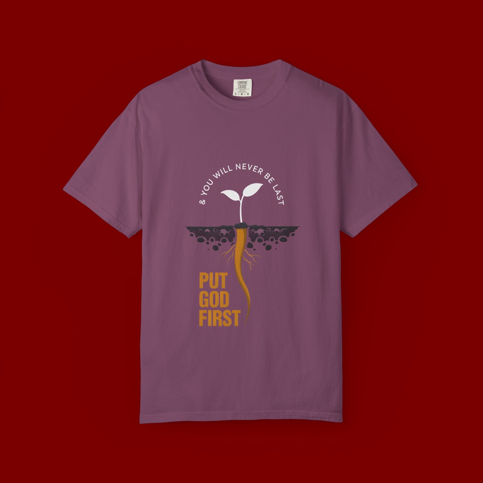 Put God First T-Shirt — Christian Faith Graphic Tee