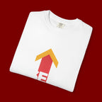 Arrow Up Graphic T-Shirt — Bold Upward Arrow Design