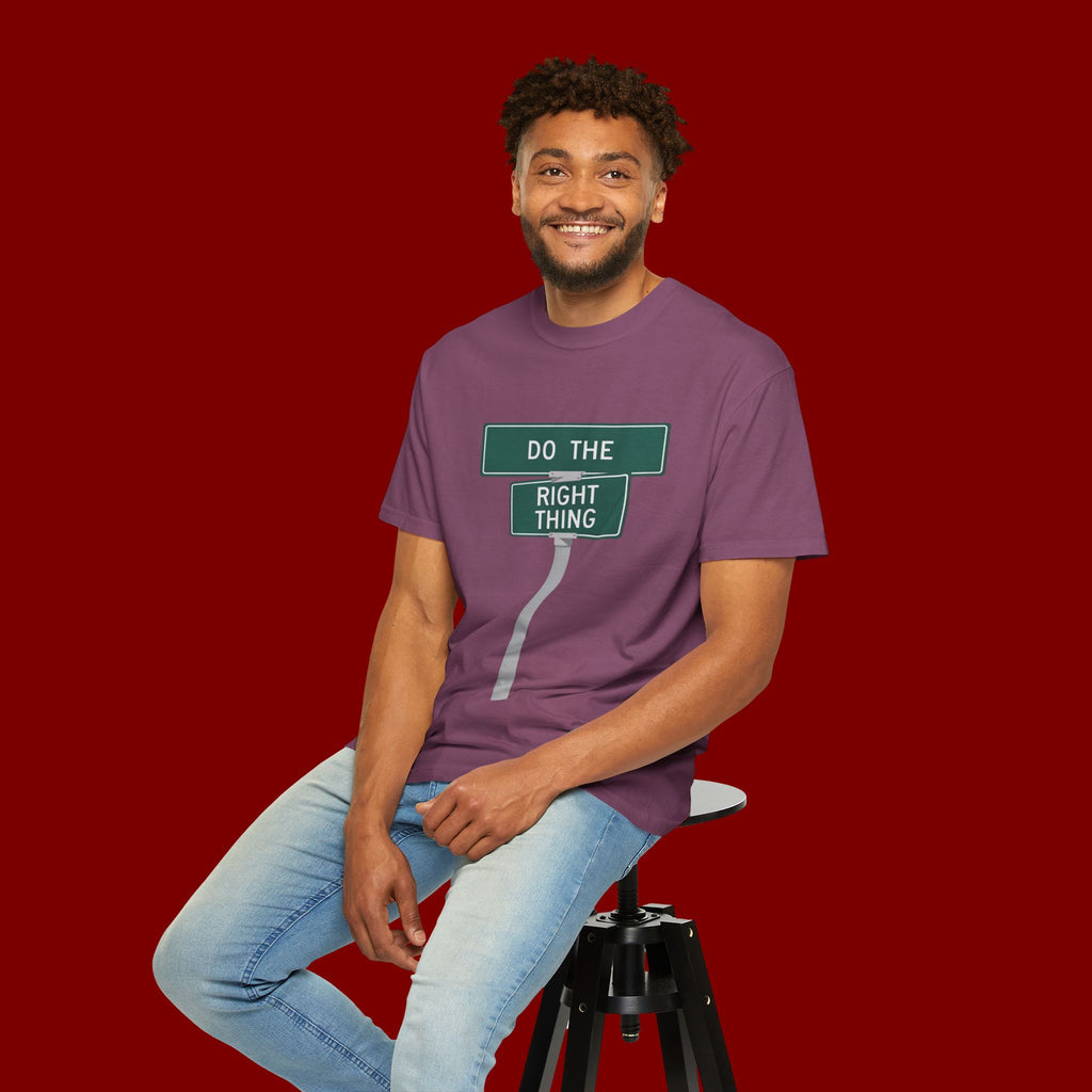 Do The Right Thing Street Sign T-Shirt