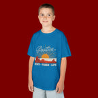 Kids T-Shirt - "Positive" Retro Sunrise Tee (Mind • Vibes • Life)