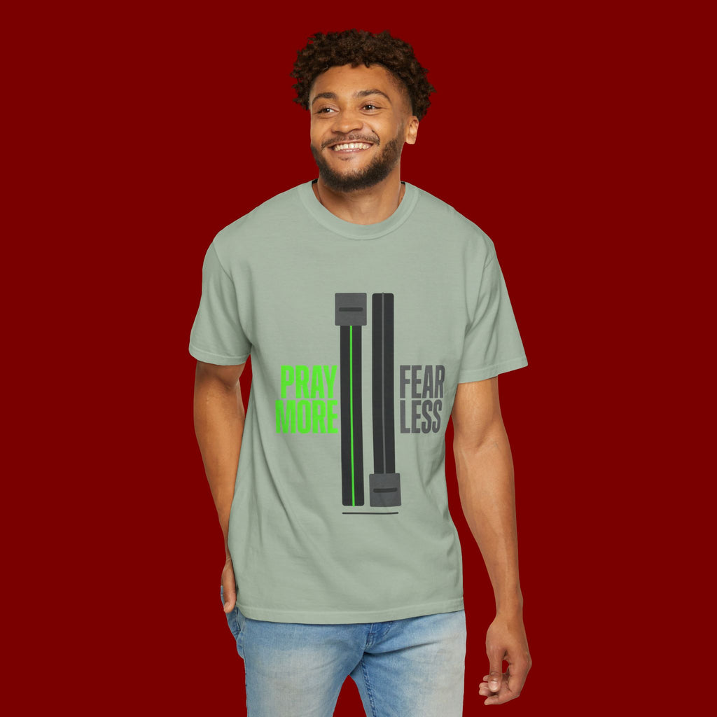 Pray More Fear Less T-Shirt — Inspirational Faith Graphic Tee