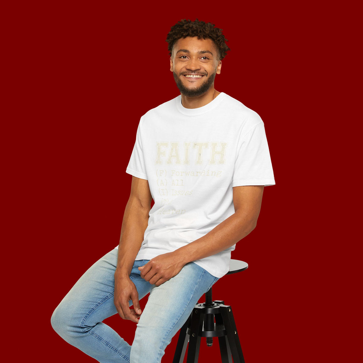 Faith Graphic T-Shirt — Minimalist Inspirational Tee