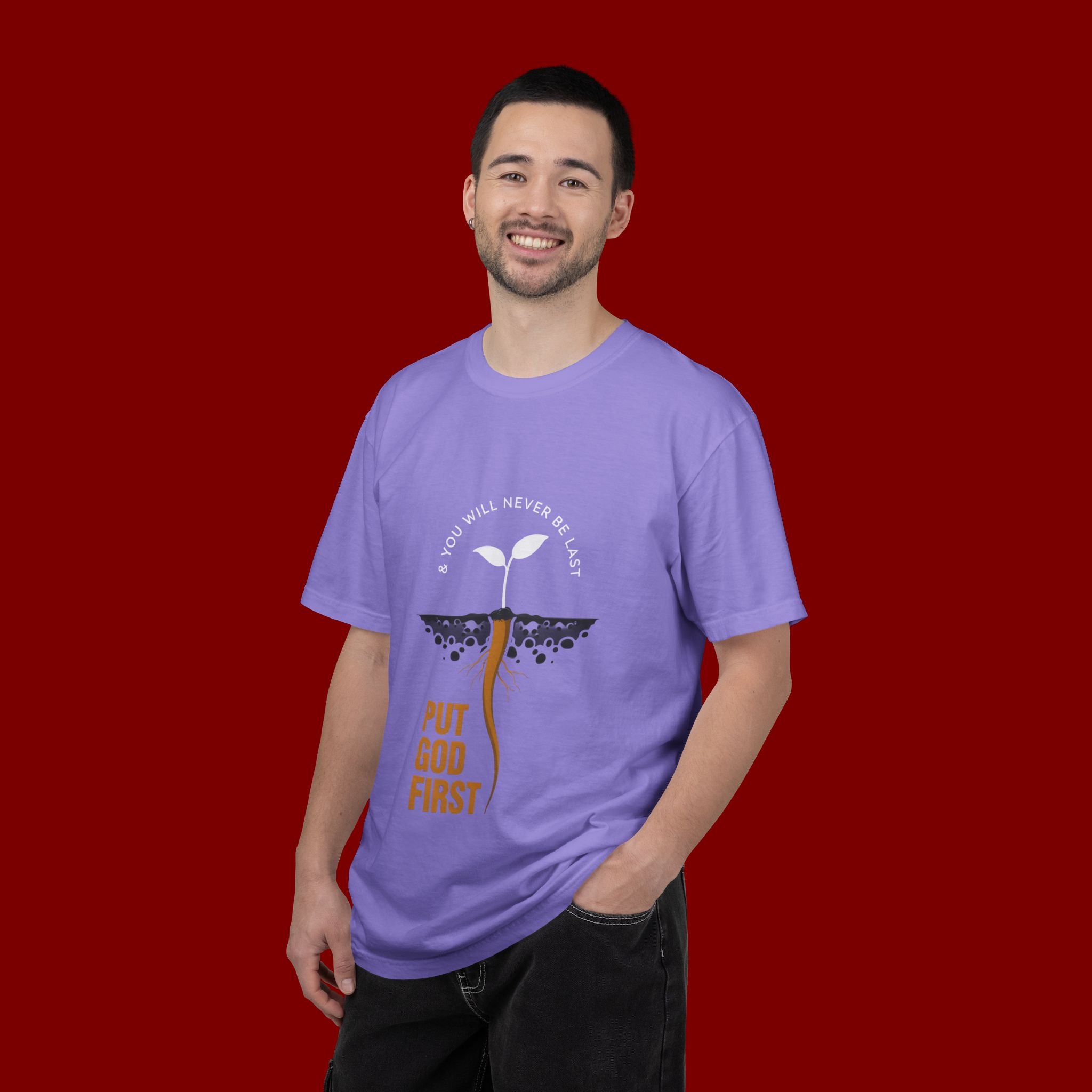 Put God First T-Shirt — Christian Faith Graphic Tee