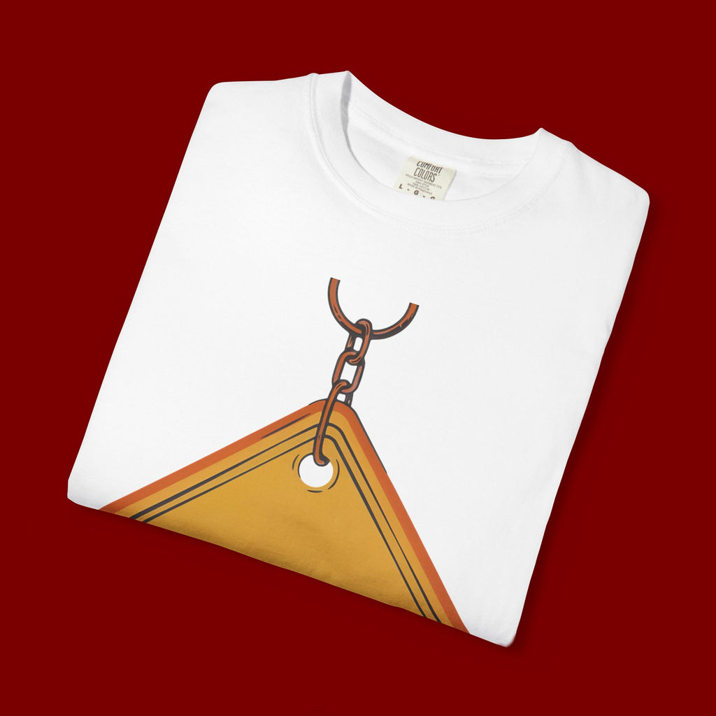 Funny Road Sign T-Shirt — "All Trash No Trailer" Graphic Tee