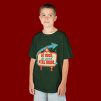Kids Tee — Retro 'Be Good, Do Good, Feel Good' Positive Message Shirt