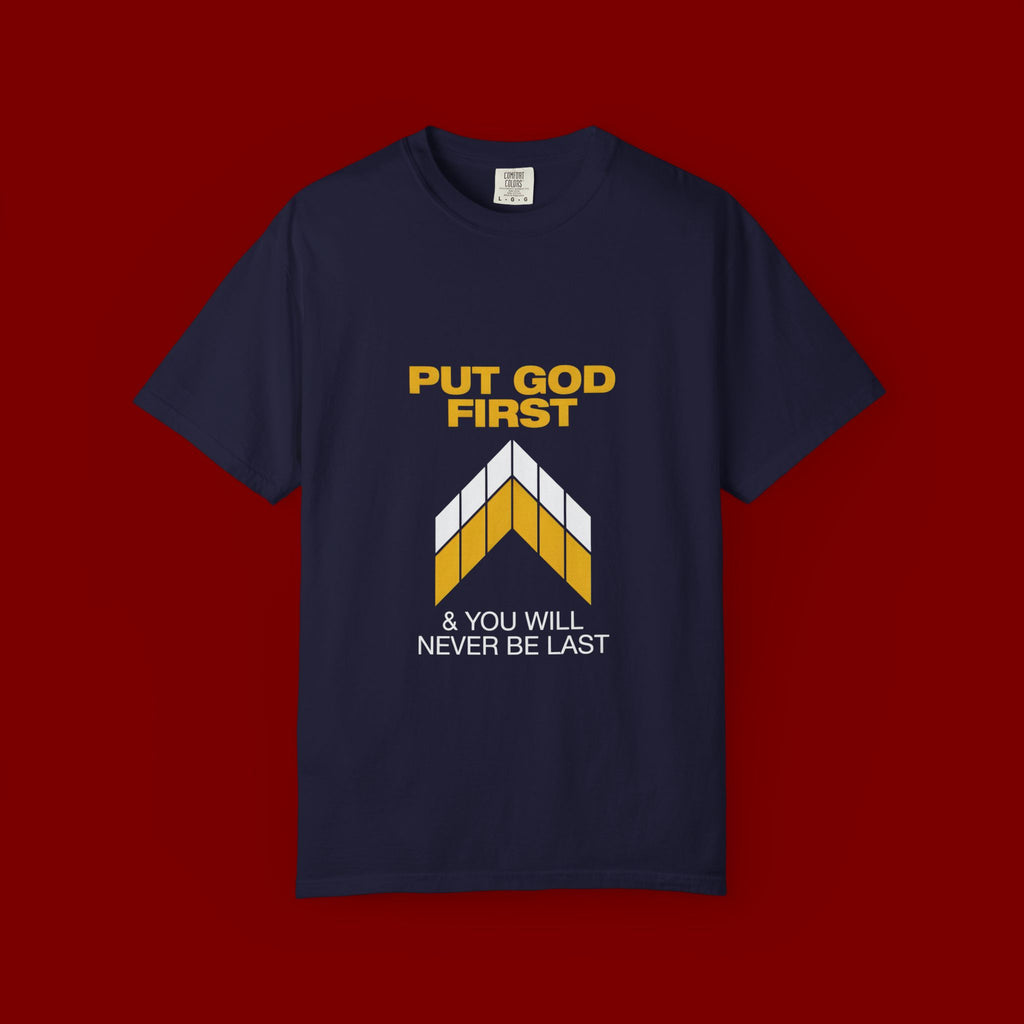 Put God First T-Shirt — Christian Faith Graphic Tee