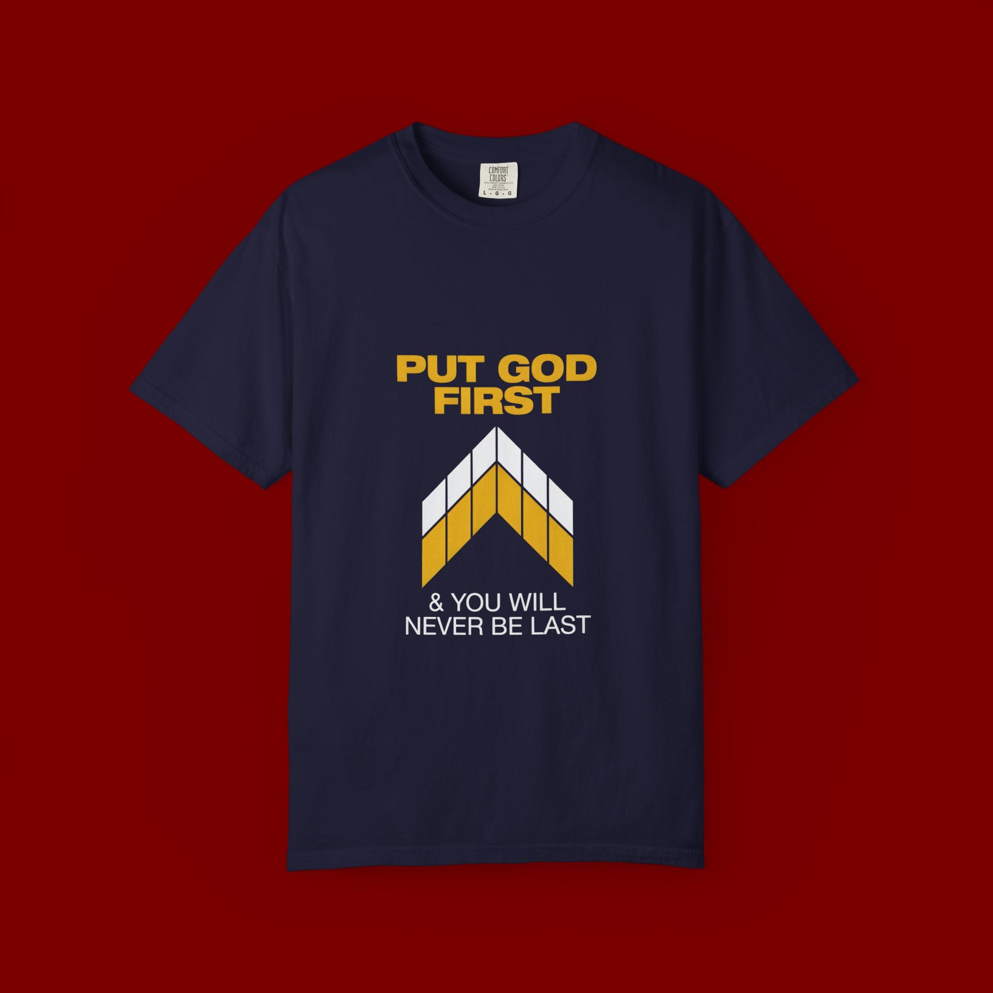 Put God First T-Shirt — Christian Faith Graphic Tee