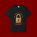 Trust God Padlock T-Shirt — "No Matter What" Christian Faith Tee