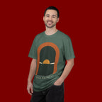 Still Faithful Sunset T-Shirt — Minimal Christian Graphic Tee