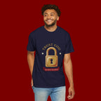 Trust God Padlock T-Shirt — "No Matter What" Christian Faith Tee