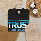 Trust God, Bro. T-Shirt — Retro Gradient Faith Tee