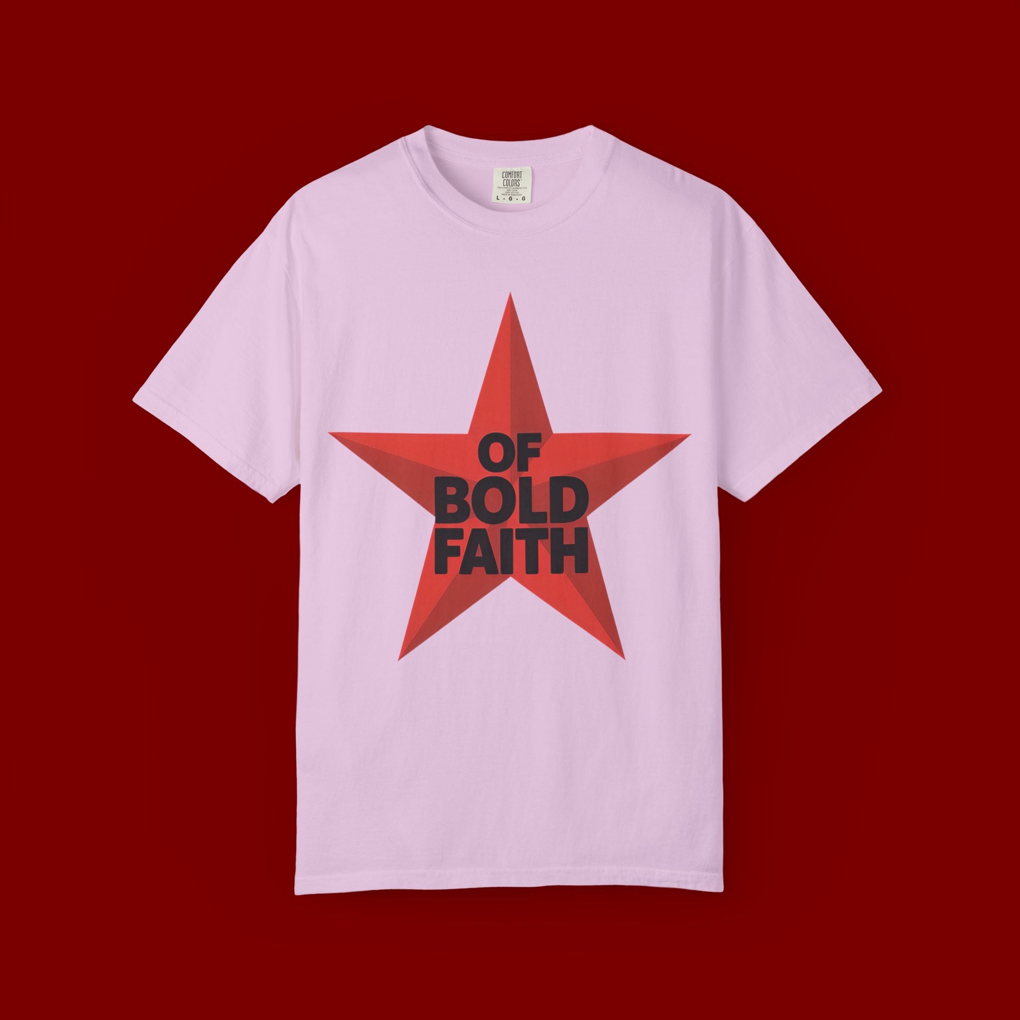 Bold Faith Star T-Shirt — "Of Bold Faith" Graphic Tee