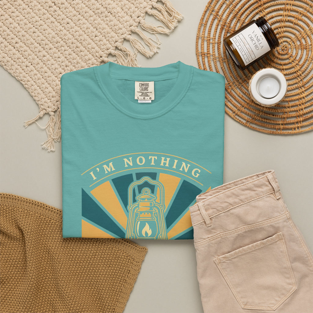 I'm Nothing Without God T-Shirt — Faith Lantern Christian Tee