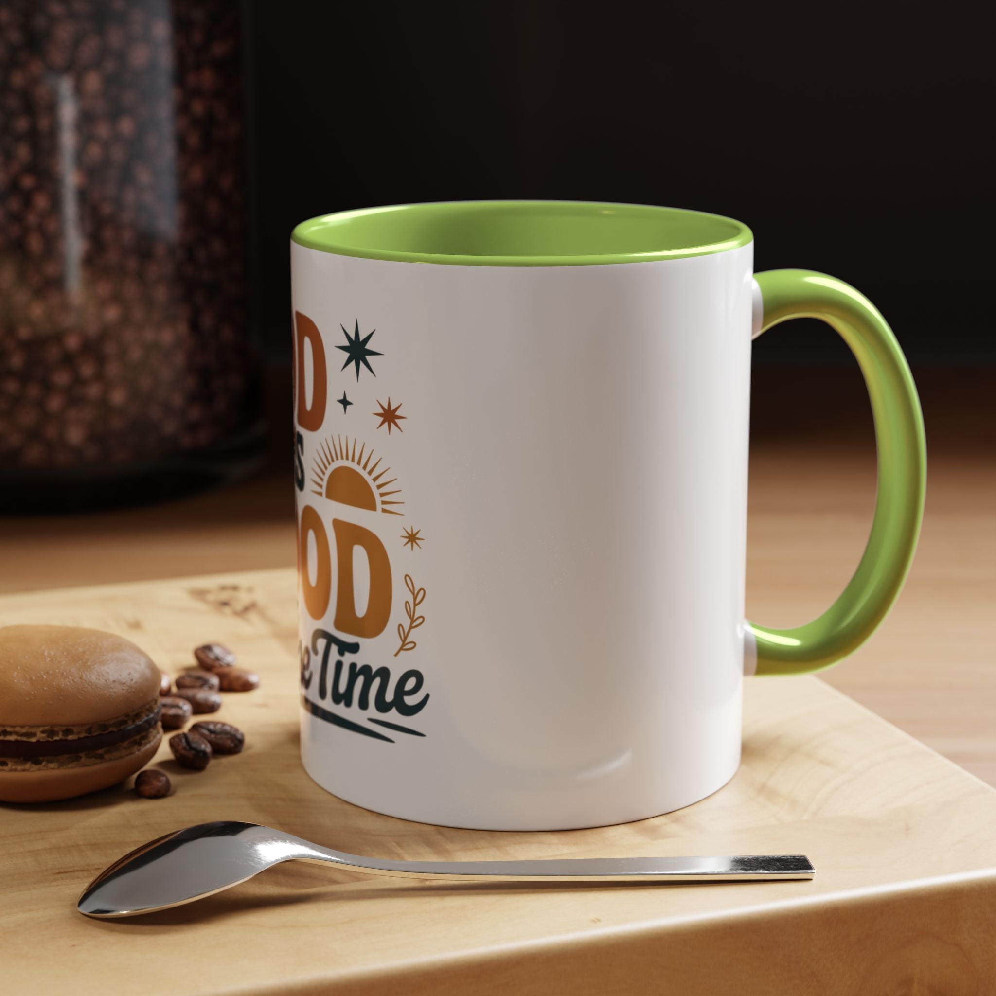 Praise the Lord Coffee Mug – Retro Christian Faith Accent Mug (11/15oz)