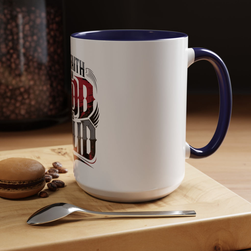 Faith Mug - "My Faith in God is Solid" Christian Coffee Cup (11/15oz)