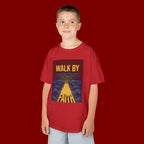 Kids T‑Shirt — "Walk By Faith" Inspirational Graphic Tee for Children