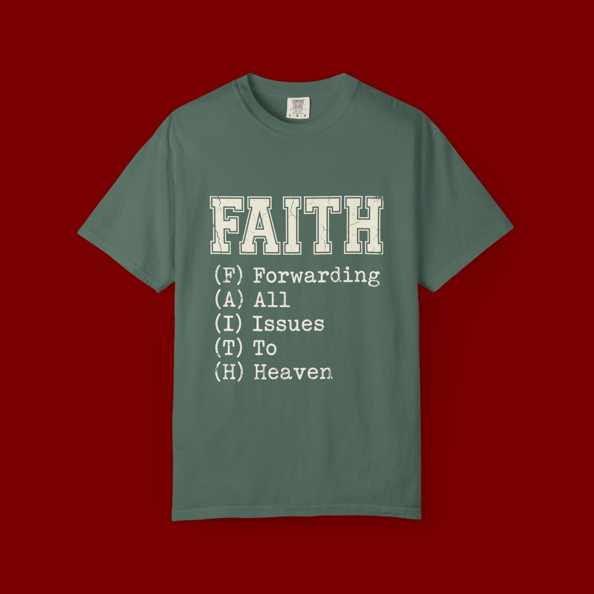 Faith Graphic T-Shirt — Minimalist Inspirational Tee