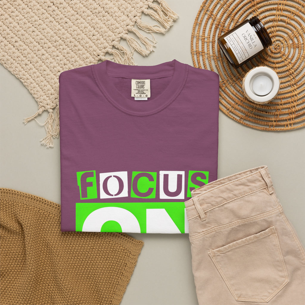 Focus On The Positive T-Shirt — Motivational Graphic Tee