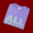 ALL TRASH No Trailer Graphic T-Shirt — Funny Retro Statement Tee
