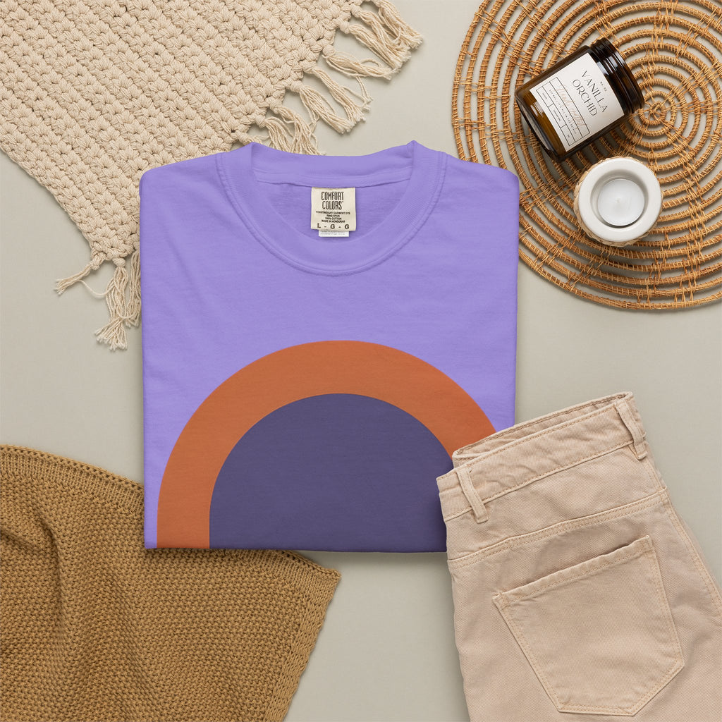 Still Faithful Sunset T-Shirt — Minimal Christian Graphic Tee