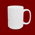Time Never Comes Again Ceramic Mug — Matchstick Smoke Graphic Coffee Cup