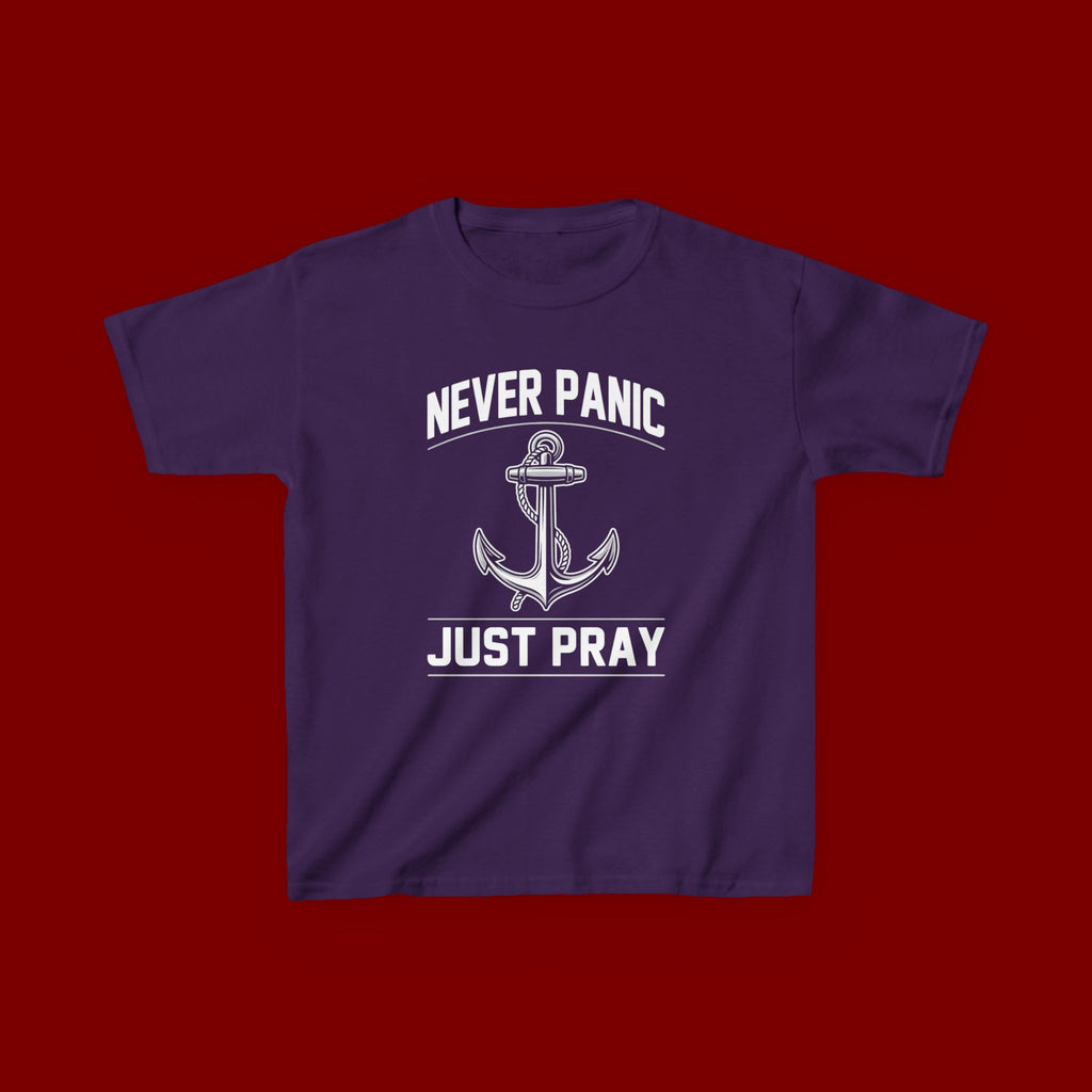 Kids T-Shirt - Plain White Heavy Cotton Tee (Everyday Wear, School & Play)