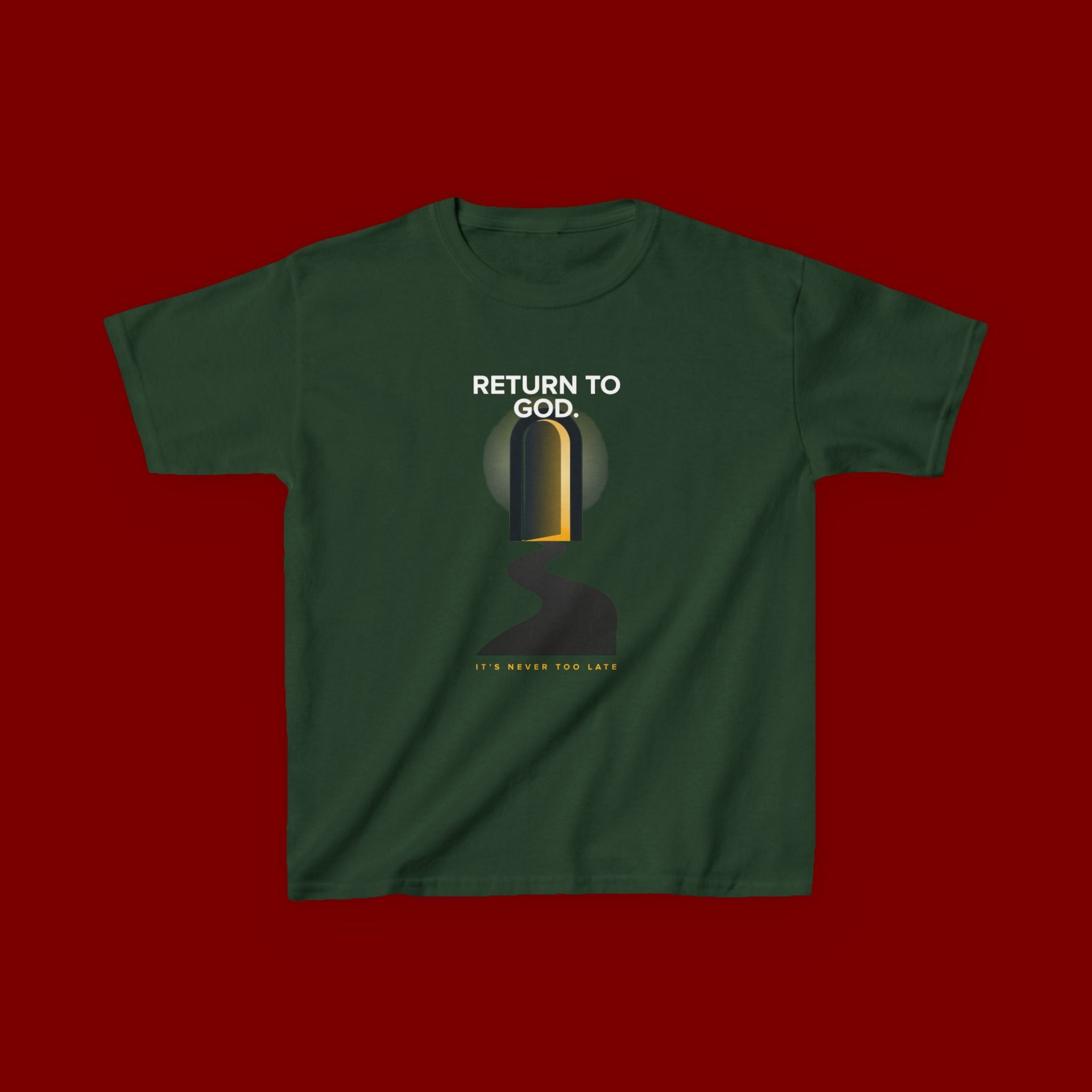 Kids T‑Shirt — "Return to God" Spiritual Graphic Tee