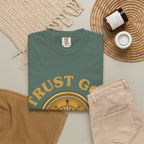 Trust God Compass T-Shirt — "Trust God No Matter What" Christian Faith Tee