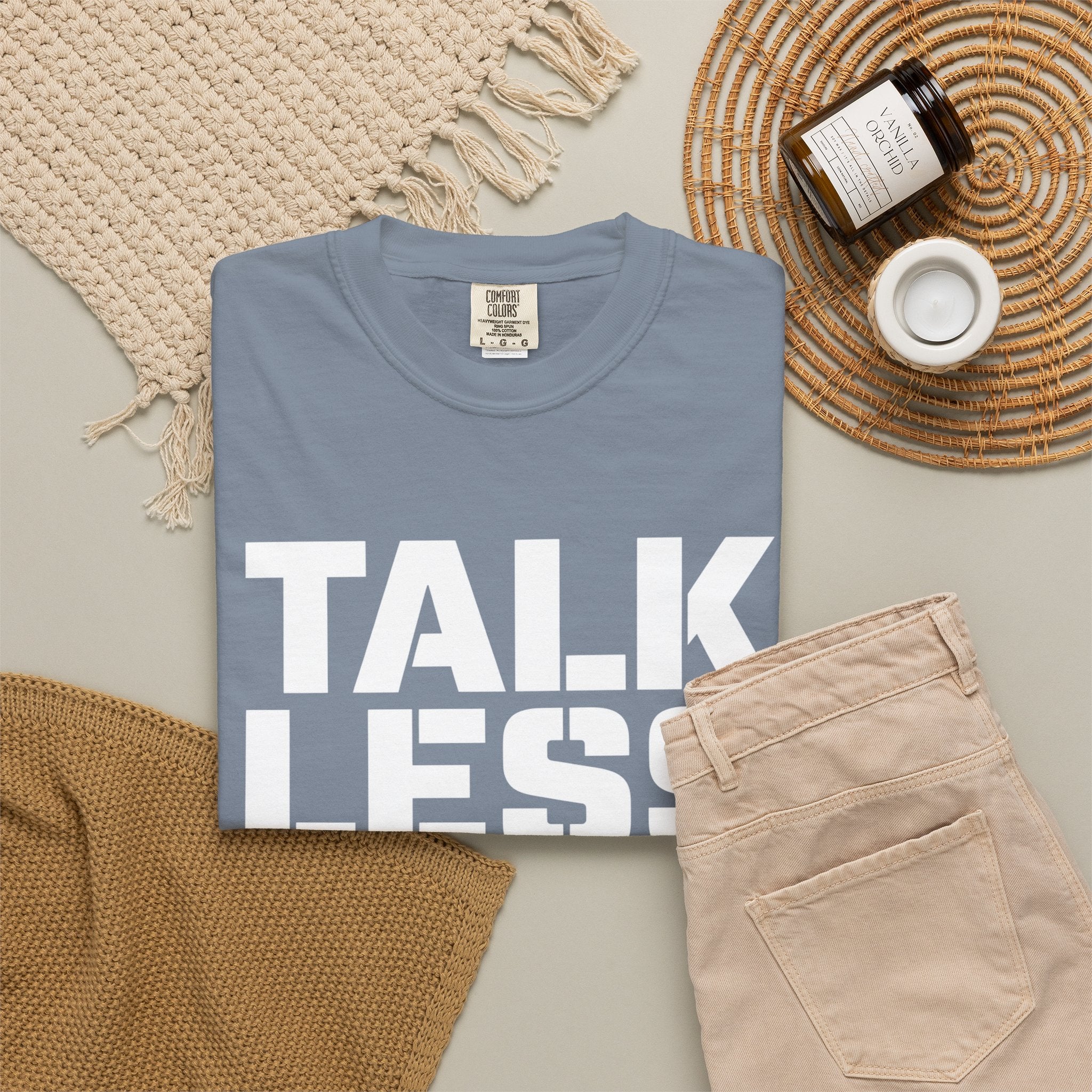 Talk Less Work More T-Shirt — Motivational Work Ethic Tee