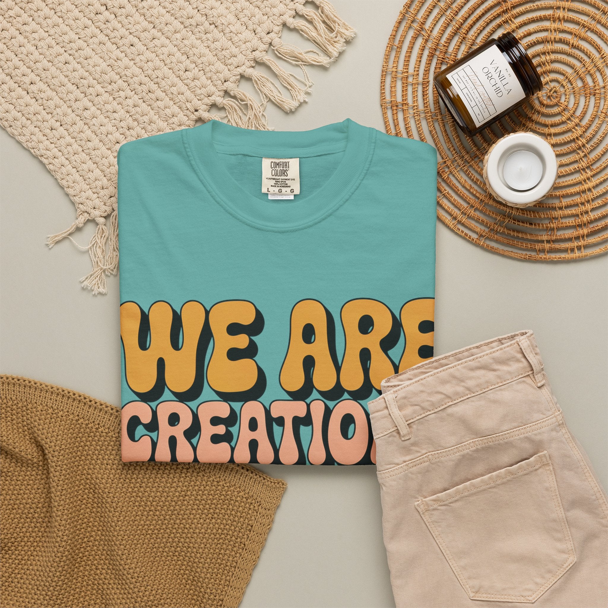 We Are Creations of God T-Shirt — Retro Faith Graphic Tee