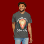 Make a Way Christian T-Shirt — 'God Will Always Make a Way' Sunset Faith Tee