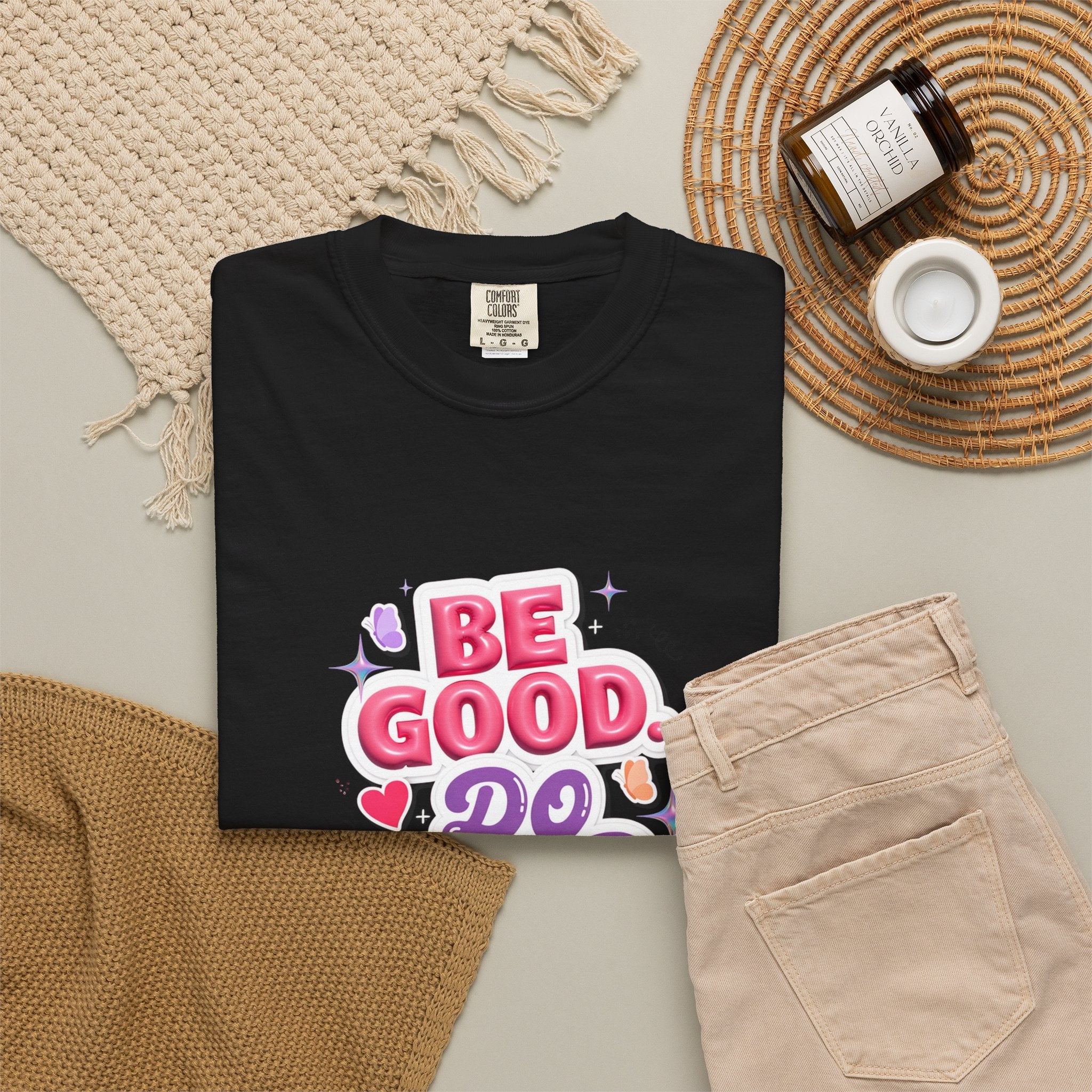 Be Good Do Good Feel Good T-Shirt — Positive Message Graphic Tee