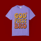 God First Bro T-Shirt — Retro Christian Faith Tee