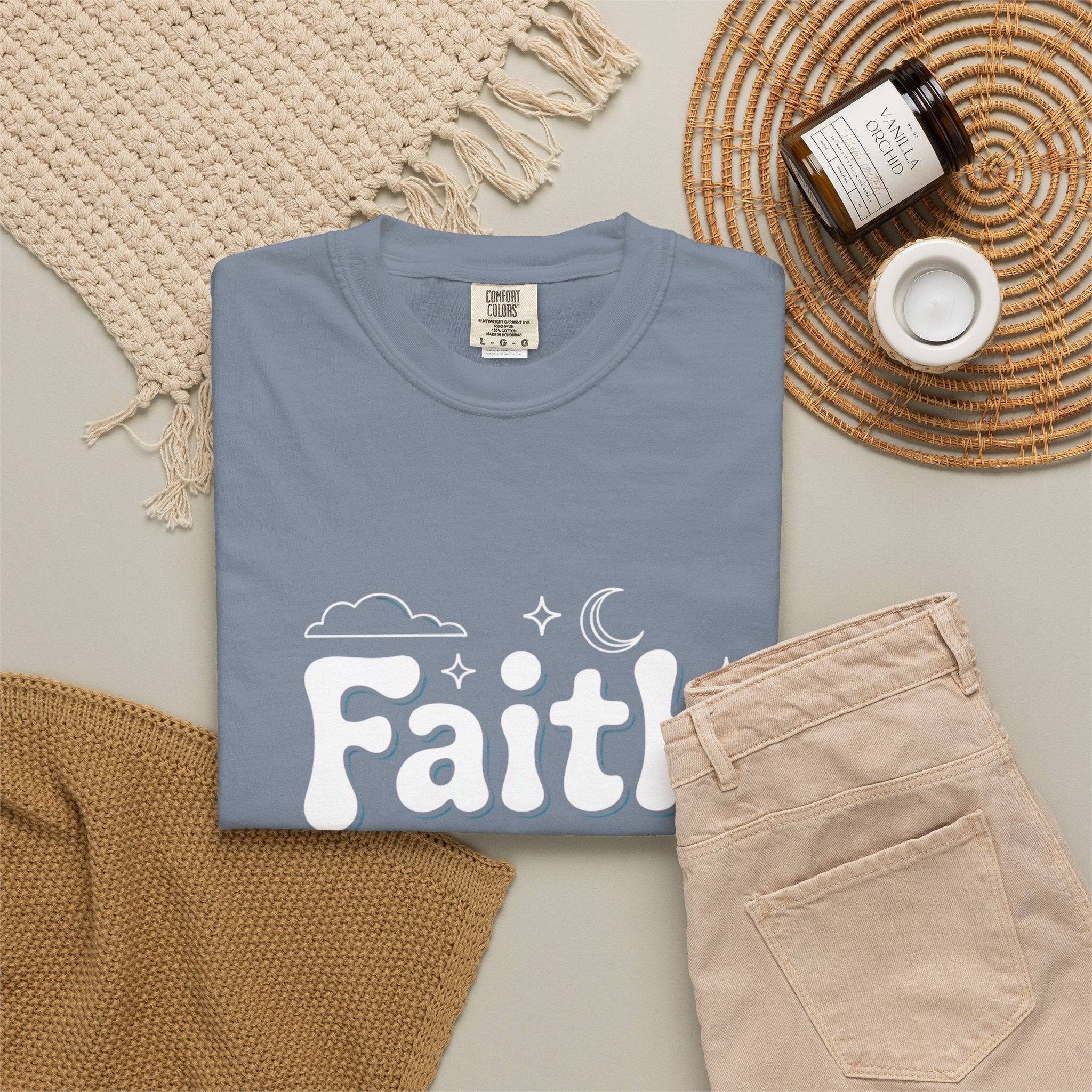 Faith Embossed T-Shirt