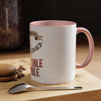 Accent Coffee Mug — "Faith Makes the Impossible Possible" Inspirational Ceramic Mug