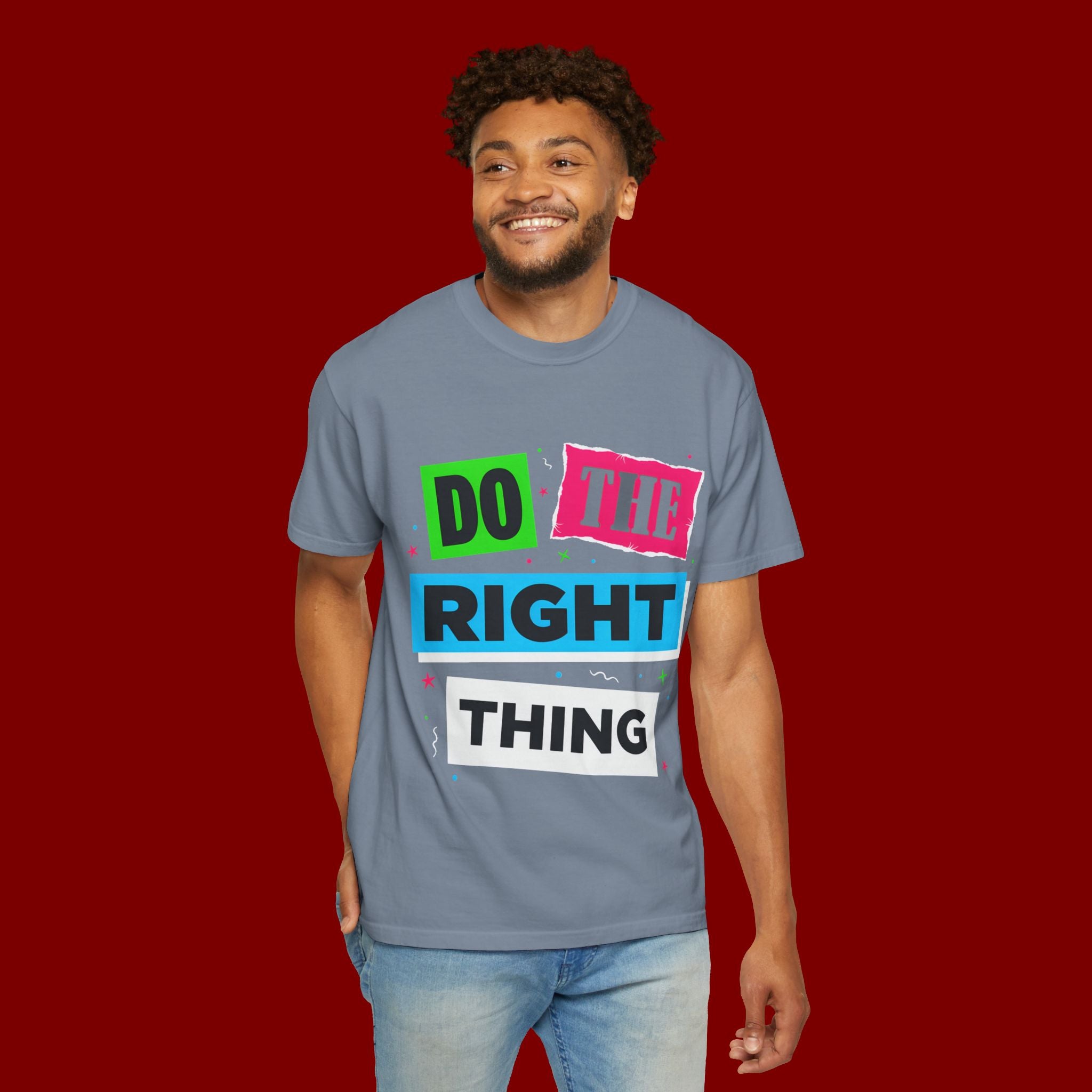Do The Right Thing T-Shirt — Bold Retro Graphic Tee