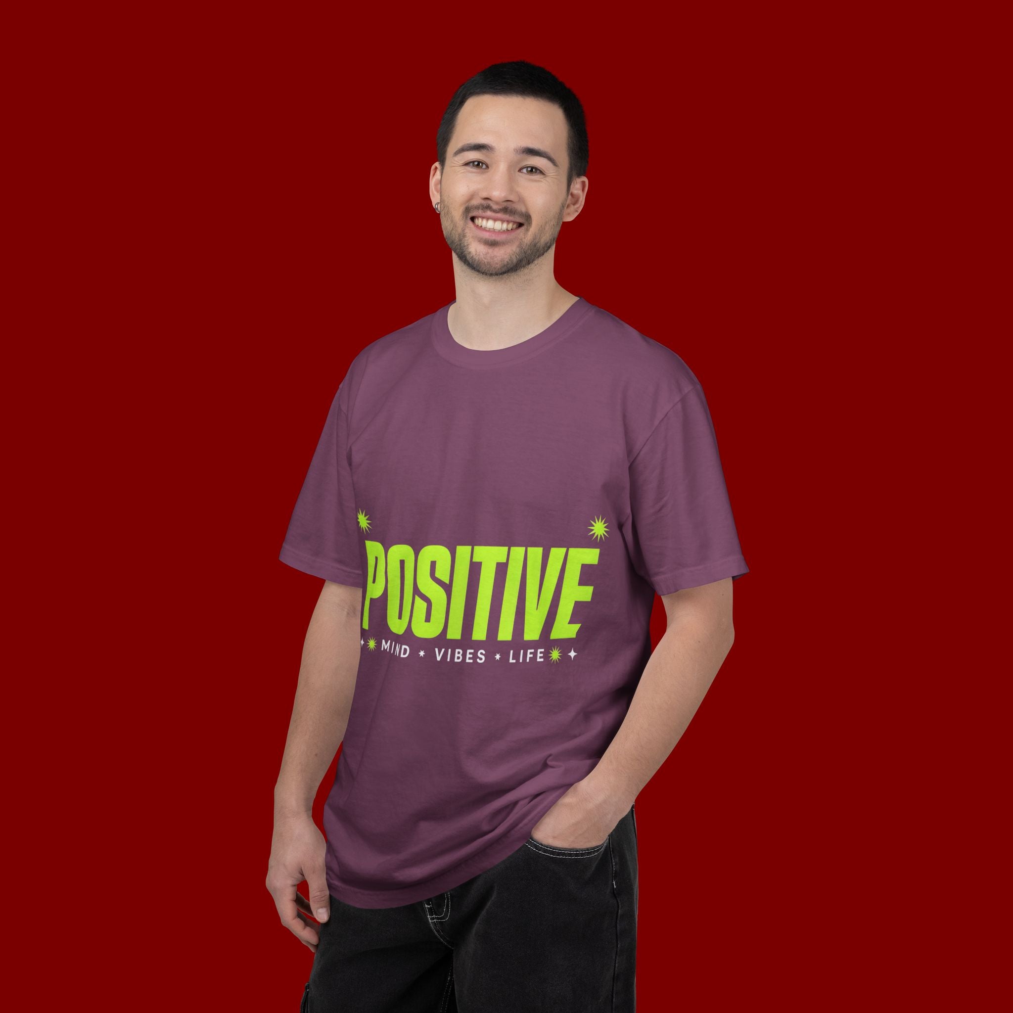Positive Mind Vibes T-Shirt — Graphic Motivational Tee