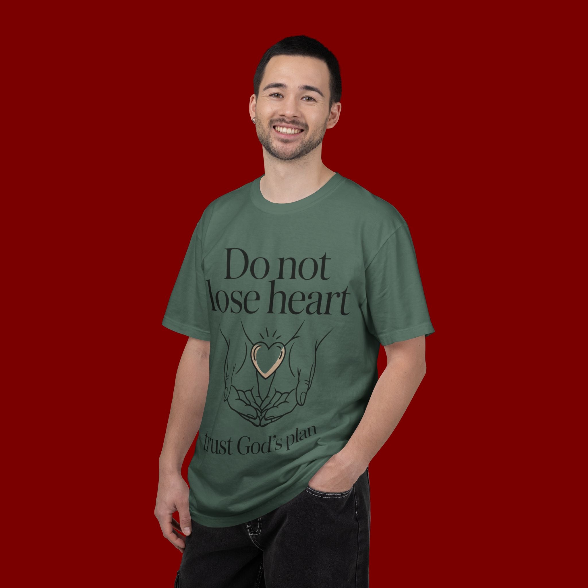 Do Not Lose Heart T-Shirt — Trust God’s Plan Christian Inspirational Tee