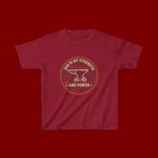 Kids Tee — "God Is My Strength and Power" Anvil & Anvil-Forge Christian Youth Shirt