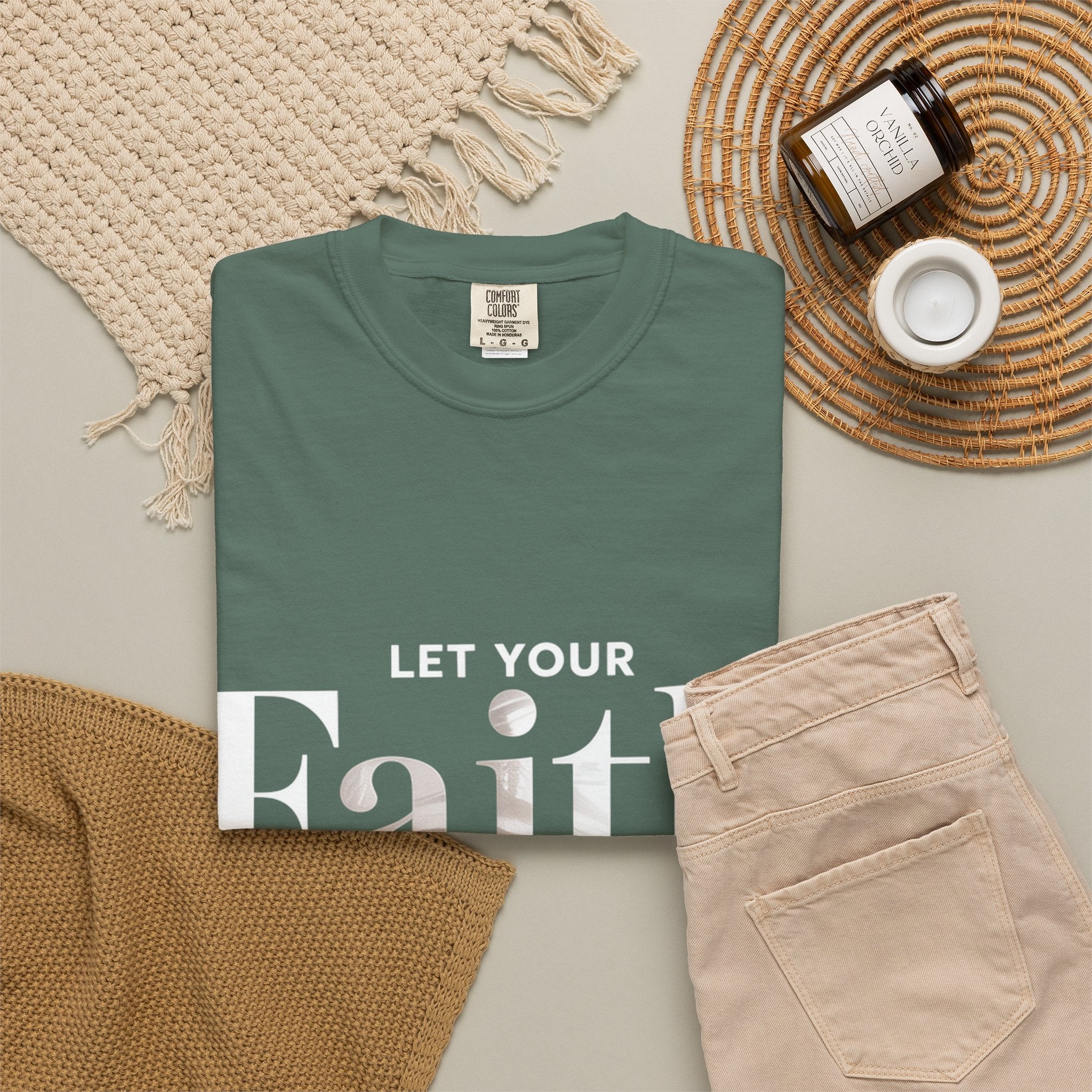 Faith Over Fear T-Shirt — "Let Your Faith Be Bigger Than Your Fears" Inspirational Tee