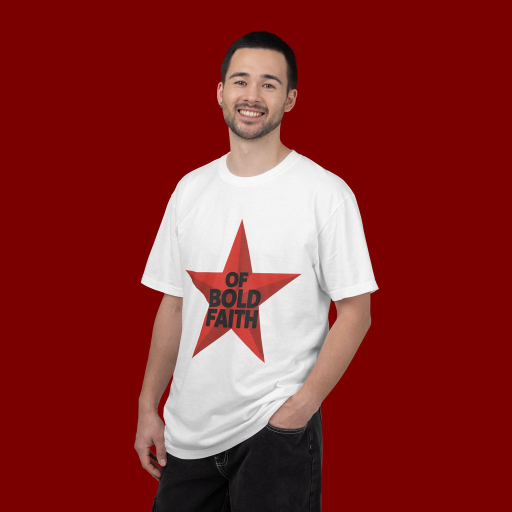Bold Faith Star T-Shirt — "Of Bold Faith" Graphic Tee