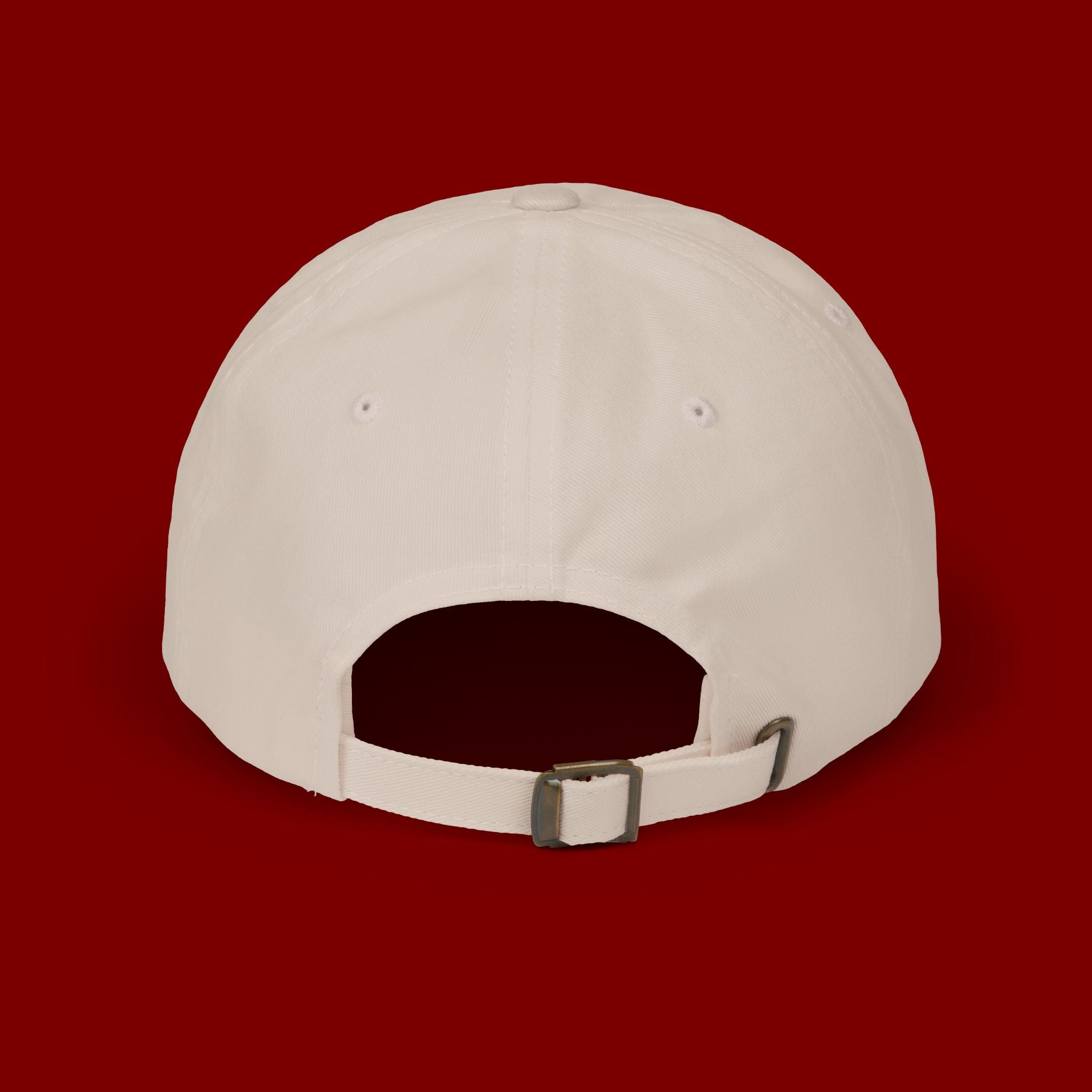Dad Cap — Minimal Green Plant Drip Embroidered Hat