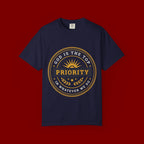 Priority Tee — "God Is The Top Priority" Christian Faith Graphic T-Shirt